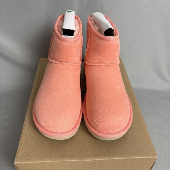 New Womens Ugg Boots Sz 7 Classic Mini Rare Gorgeous Color SHPN Seashell Pink - Picture 4 of 16